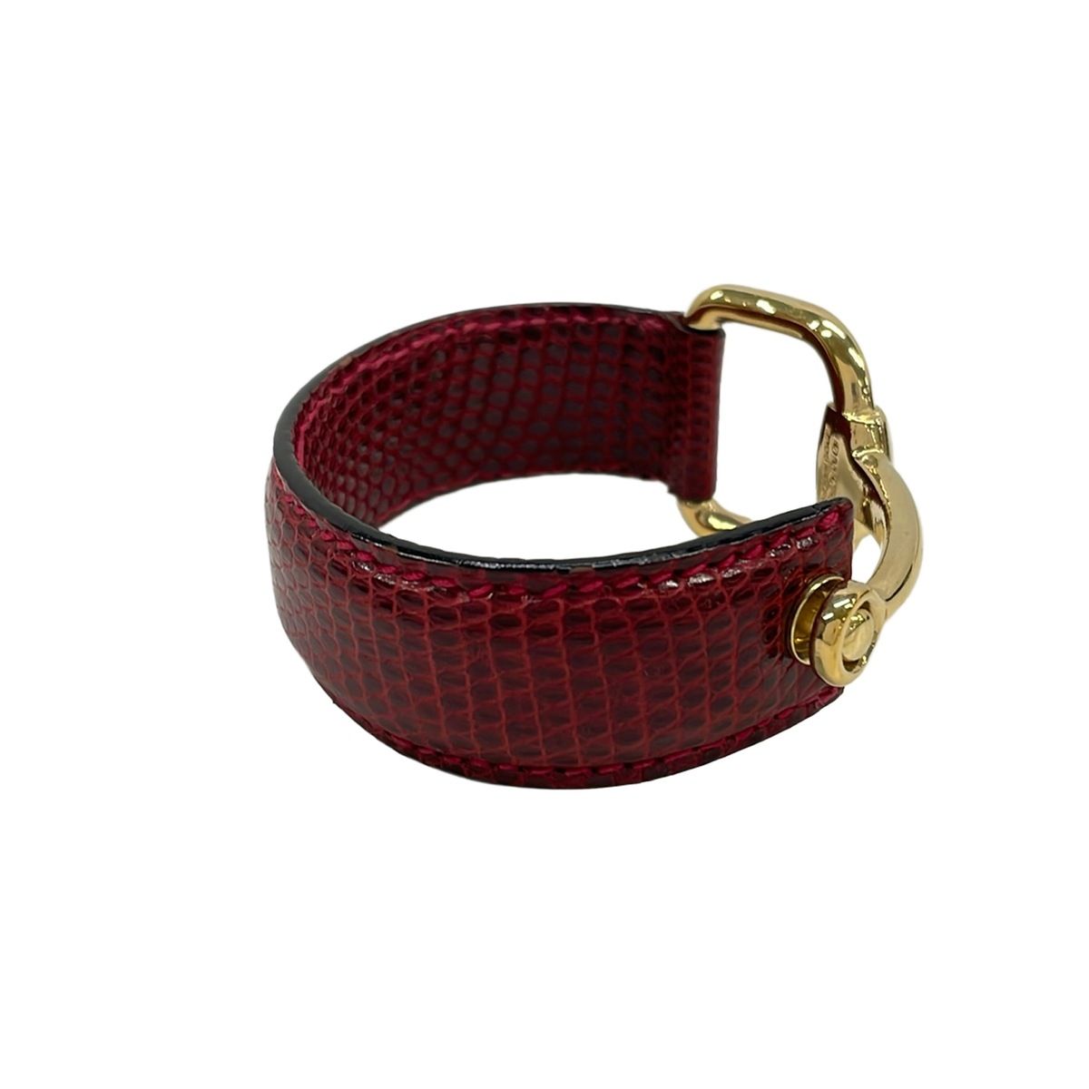 Gucci Bangle Horsebit Bordeaux Gold Bracelet — view 2