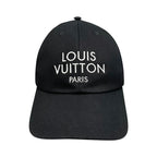 Louis Vuitton Hat Cap My LV Paris L Cotton Logo Noir Black — view 3