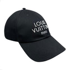 Louis Vuitton Hat Cap My LV Paris L Cotton Logo Noir Black — view 2