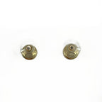 Chanel Earrings CC Logo Gold Black — view 2