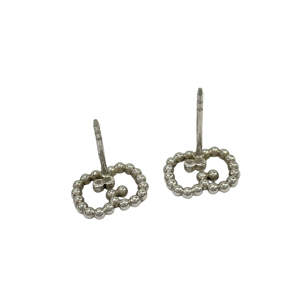Gucci Earrings Interlocking Silver — view 3