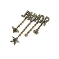 Dior Brooch J'adior Gold Clear Bee Star