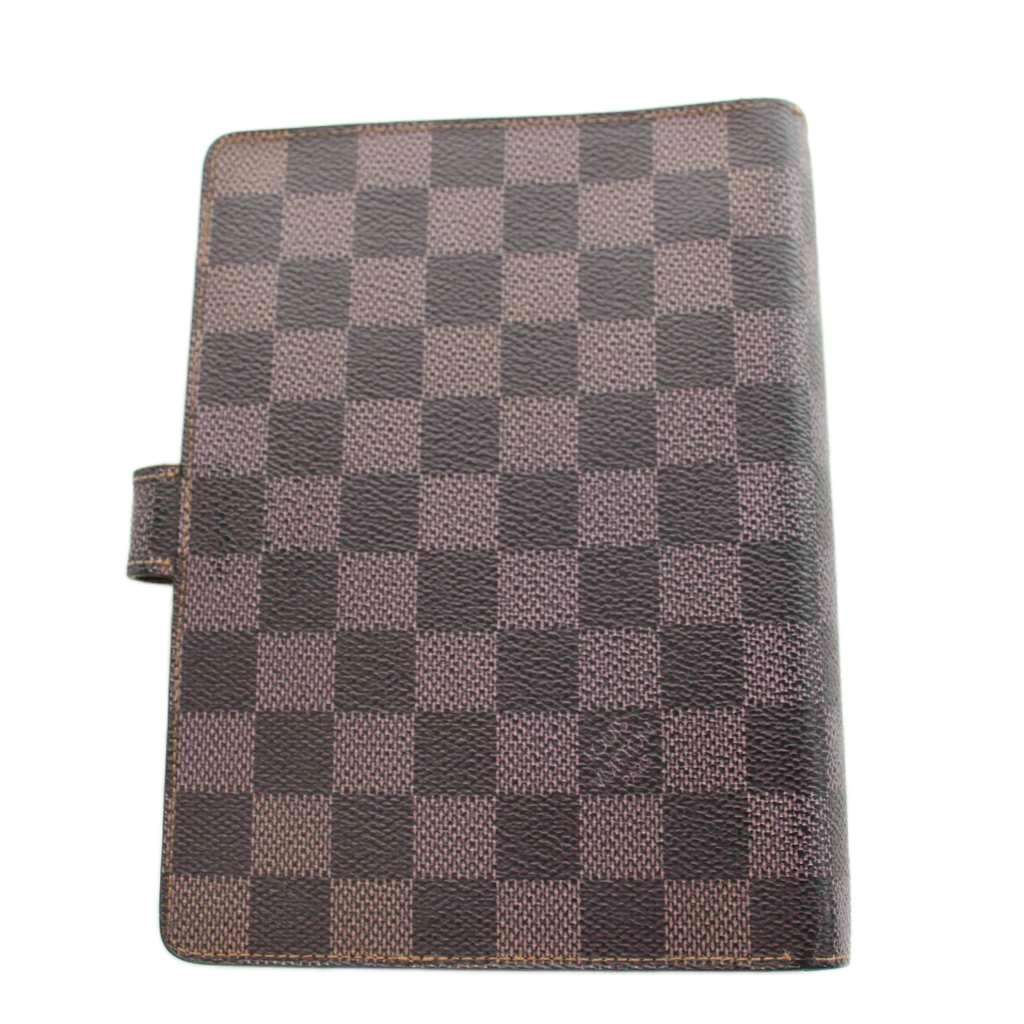 Louis Vuitton Damier Ebene Agenda MM Notebook Case Brown — view 2