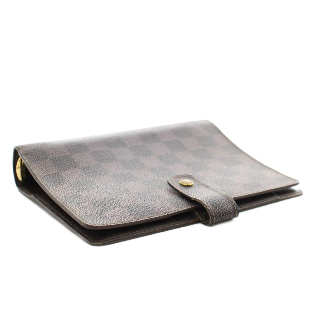 Louis Vuitton Damier Ebene Agenda MM Notebook Case Brown — view 5