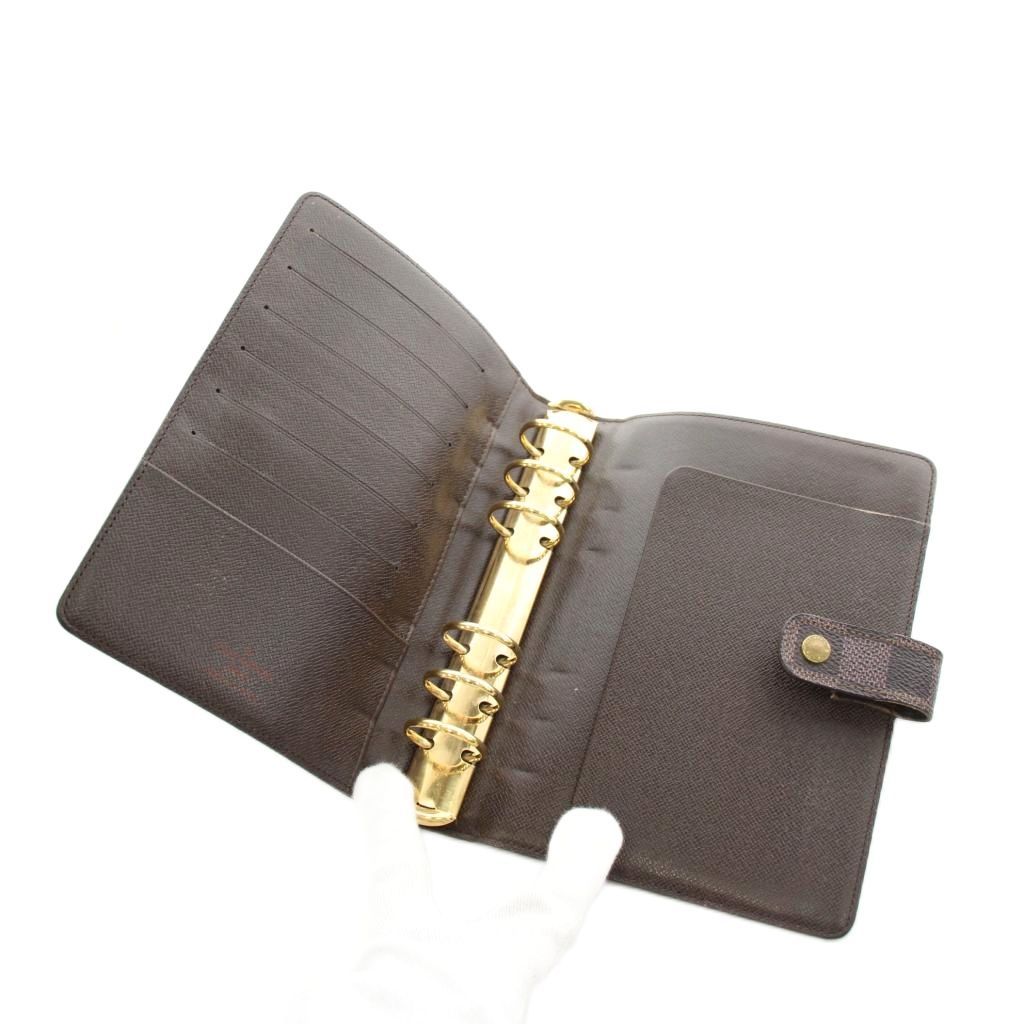 Louis Vuitton Damier Ebene Agenda MM Notebook Case Brown — view 6