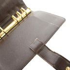 Louis Vuitton Damier Ebene Agenda MM Notebook Case Brown — view 7