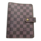 Louis Vuitton Damier Ebene Agenda MM Notebook Case Brown