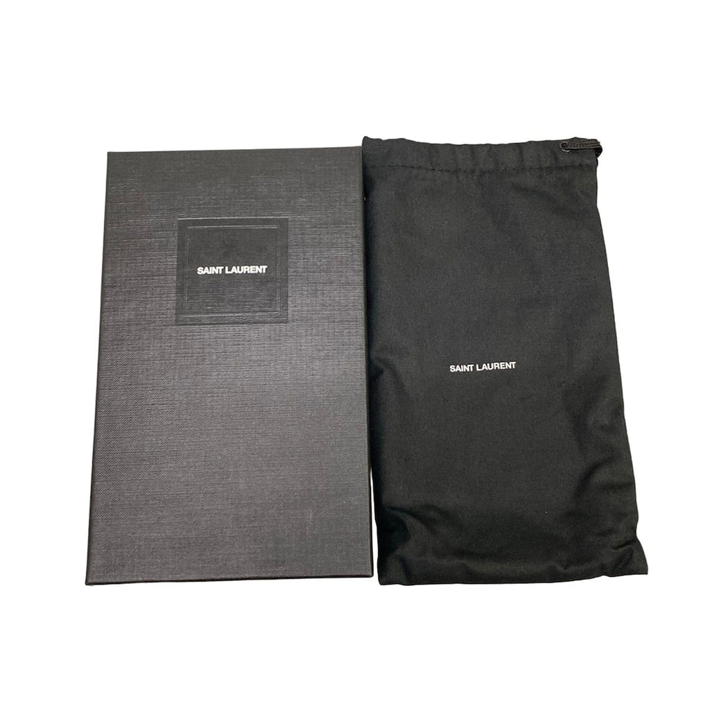 Saint Laurent Paris Wallet Sac de Jour Gray Zip Around Leather — view 8