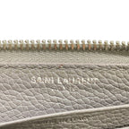 Saint Laurent Paris Wallet Sac de Jour Gray Zip Around Leather — view 5