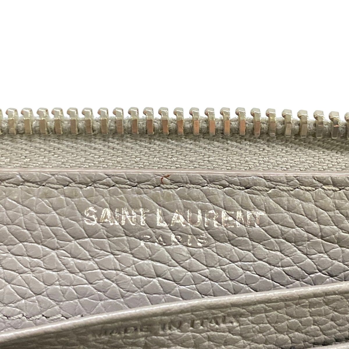 Saint Laurent Paris Wallet Sac de Jour Gray Zip Around Leather — view 5