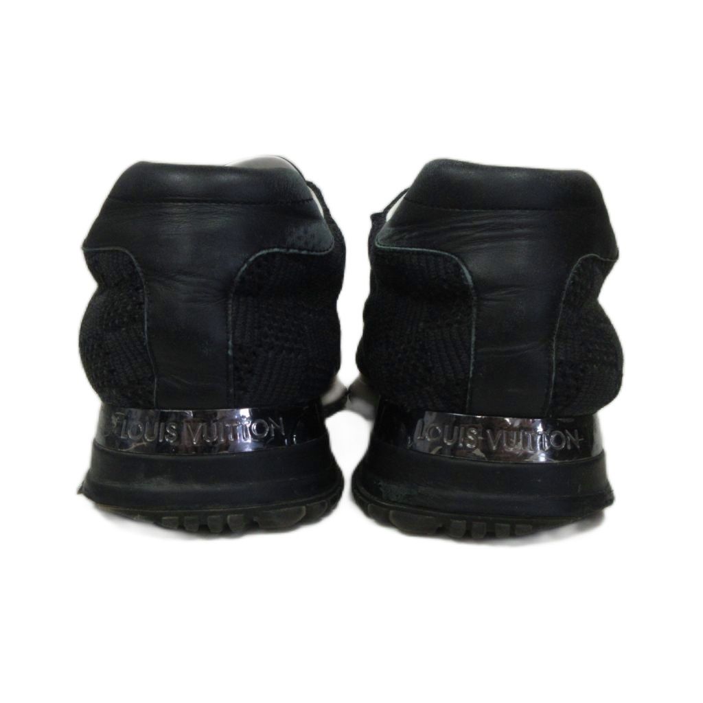 Louis Vuitton Run Away Line Damier Sneakers 10 Black — view 4