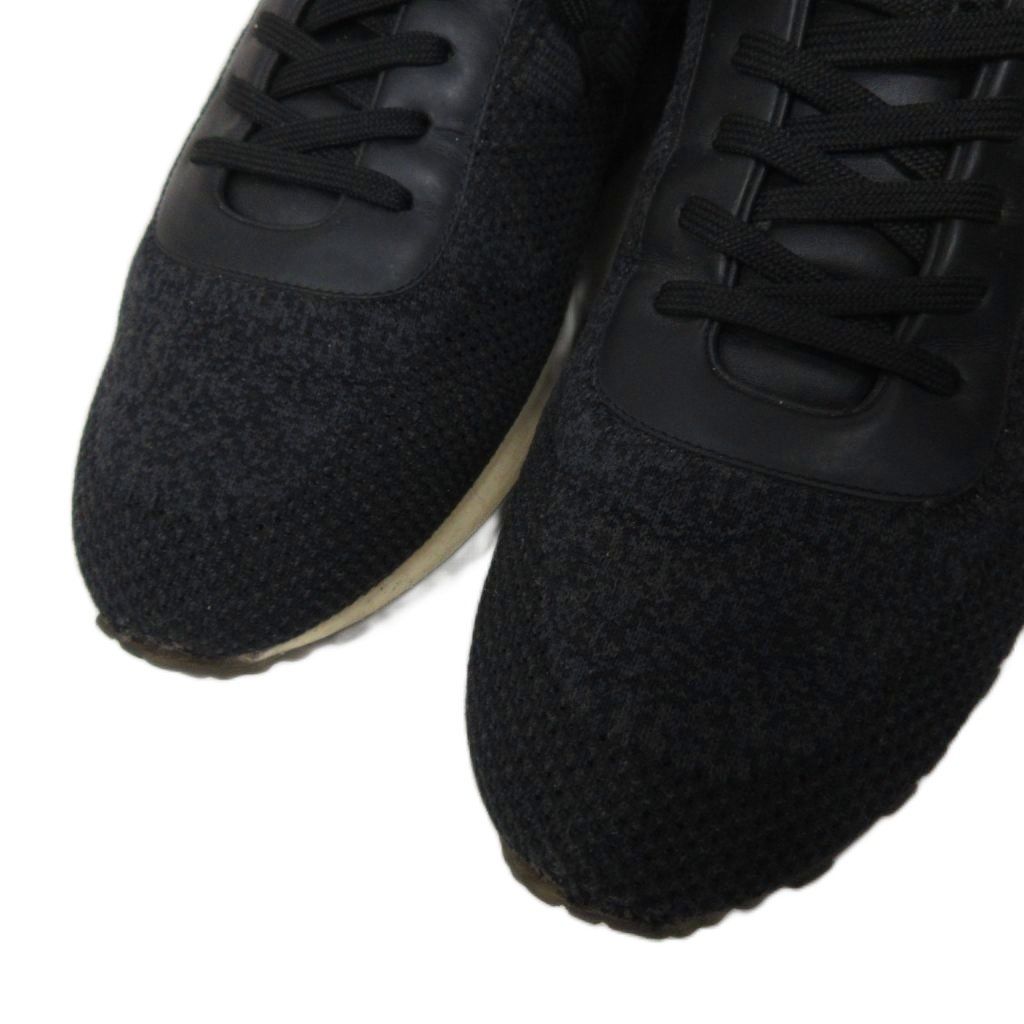 Louis Vuitton Run Away Line Damier Sneakers 10 Black — view 5