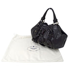 Prada Tote Leather Black Frill — view 7
