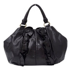 Prada Tote Leather Black Frill — view 2