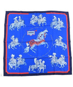 Hermes Bandana Scarf Blue