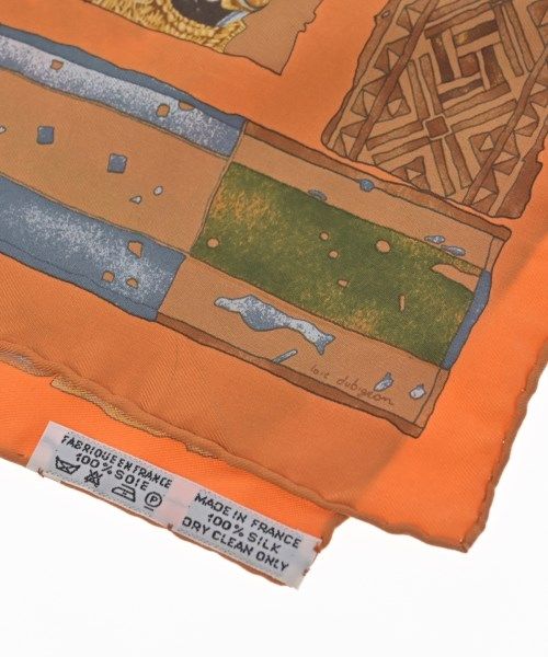 Hermes Bandana Scarf Orange — view 4