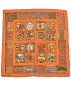 Hermes Bandana Scarf Orange