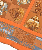 Hermes Bandana Scarf Orange — view 3