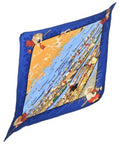 Hermes Bandana Scarf Blue