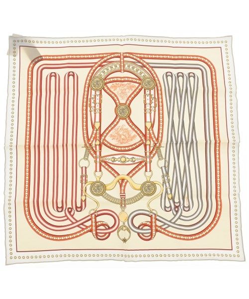 Hermes Bandana Scarf Beige