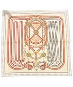Hermes Bandana Scarf Beige