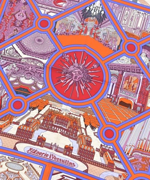Hermes Bandana Scarf Orange — view 2