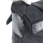 Prada Tessuto Nylon Triangle Logo Leather Shoulder Bag Crossbody Messenger — view 9