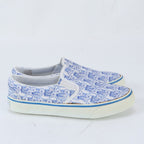 Chanel CC Logo Camellia Flower Pattern Slip Ons 38 Low Cut Shoes Flat — view 5