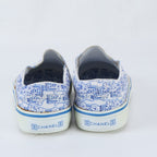 Chanel CC Logo Camellia Flower Pattern Slip Ons 38 Low Cut Shoes Flat — view 4