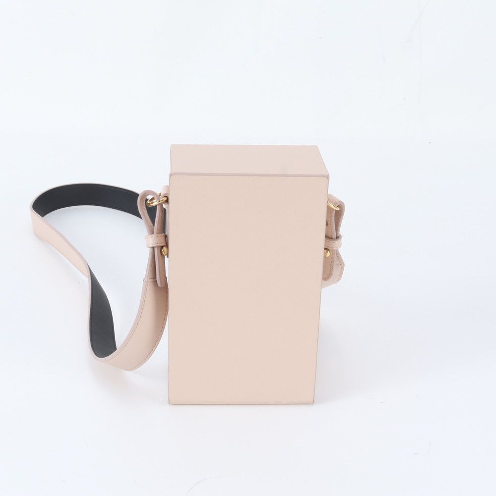 Fendi Vertical Cover Box Leather Shoulder Bag Crossbody — view 3