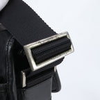 Prada Tessuto Nylon Triangle Logo Shoulder Bag Crossbody Messenger Black — view 8