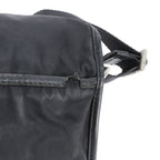 Prada Tessuto Nylon Triangle Logo Shoulder Bag Crossbody Messenger Black — view 9