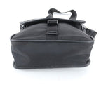 Prada Tessuto Nylon Triangle Logo Leather Shoulder Bag Crossbody Messenger — view 5