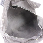 Hermes Her Line Tote Shoulder Business Document Leather Gray — view 8