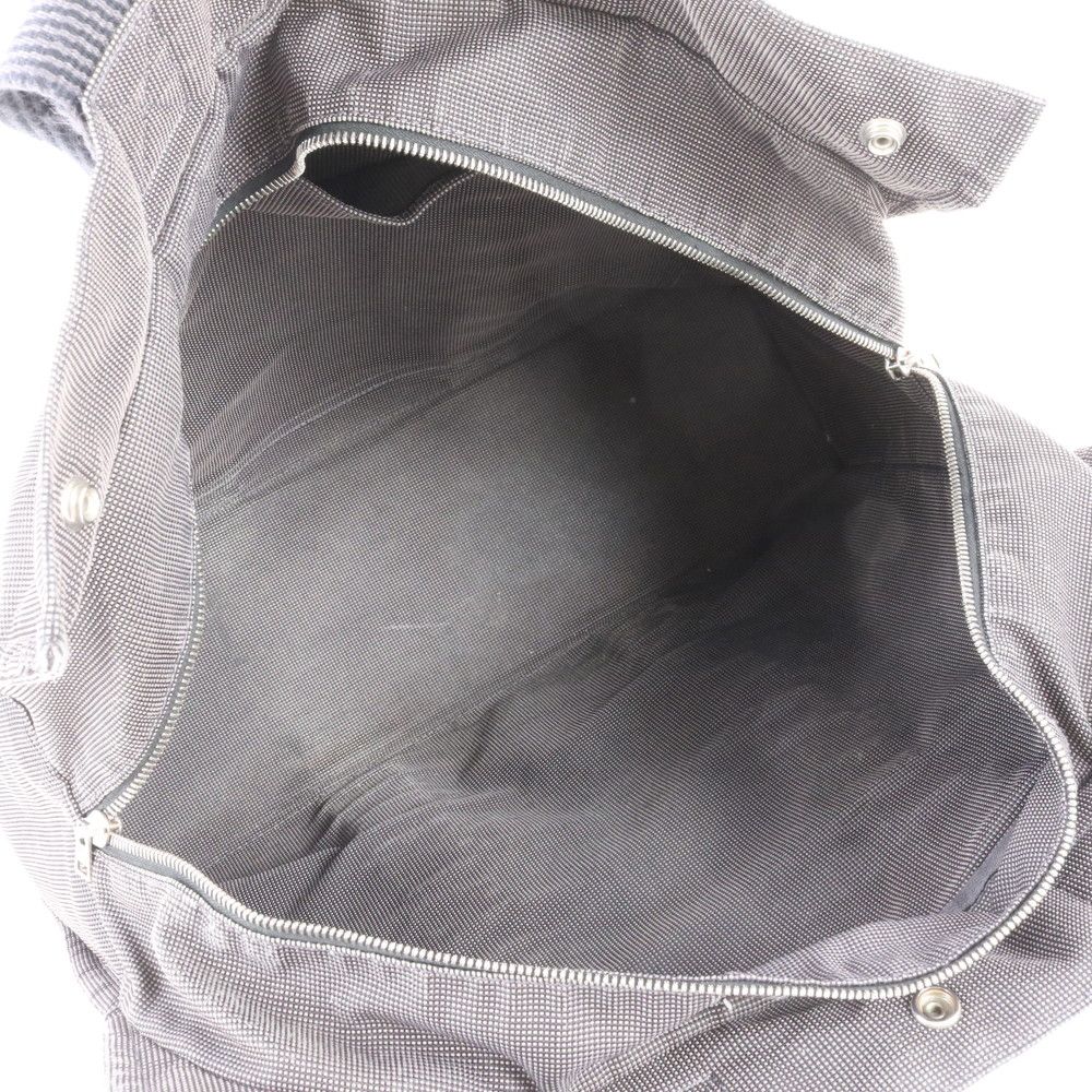 Hermes Her Line Tote Shoulder Business Document Leather Gray — view 8