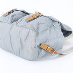 Prada Tessuto Nylon Triangle Logo Leather Backpack — view 4