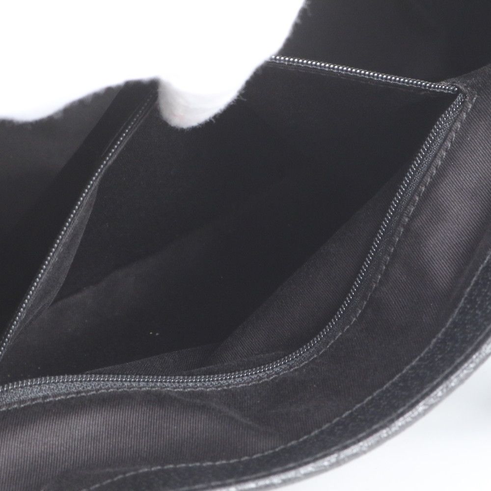 Gucci GG Canvas Leather Tote Shoulder Business Black — view 8