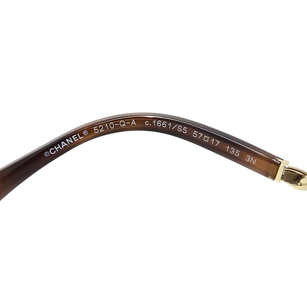 Chanel Sunglasses Brown Gradient CC Logo Eyewear — view 7