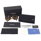 Chanel Sunglasses Brown Gradient CC Logo Eyewear — view 9