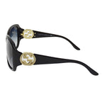 Gucci Sunglasses Black Blue Rhinestone Gradient Eyewear — view 4