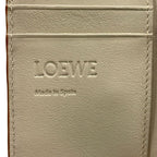 Loewe Trifold Wallet Gray Beige Leather — view 5