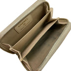Chanel Coin Case 19 Beige Zip Around Lambskin — view 3