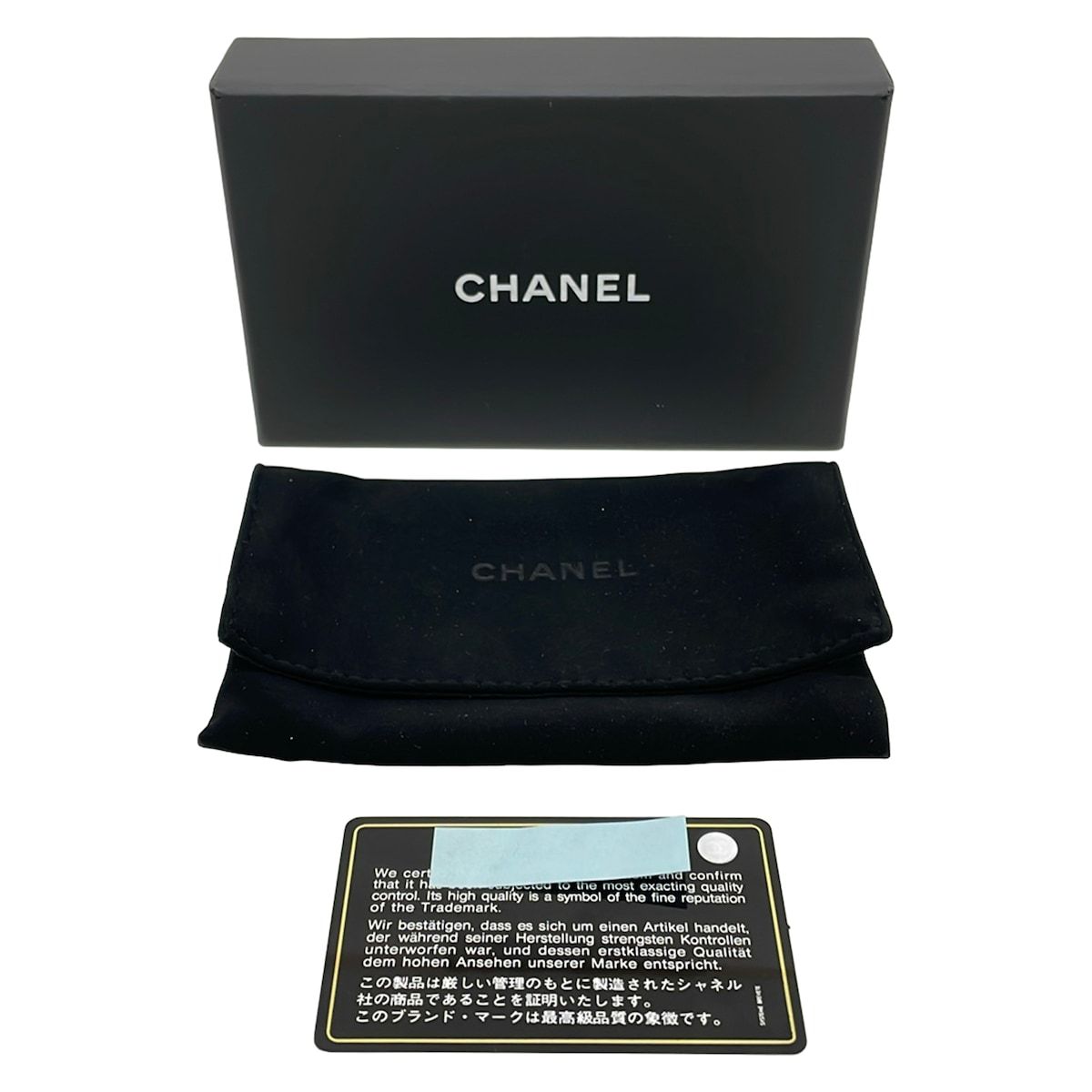 Chanel Coin Case 19 Beige Zip Around Lambskin — view 5