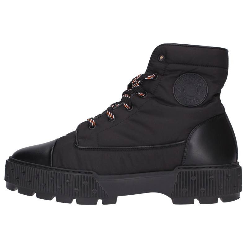 Hermes Fresh High Cut Short Boots Nylon Sneakers
