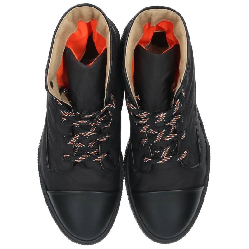 Hermes Fresh High Cut Short Boots Nylon Sneakers — view 4