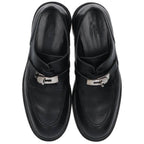 Hermes First Kelly Buckle Leather Shoes — view 4