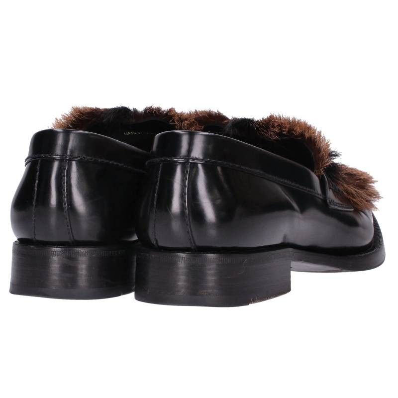 Prada Fur Tassel Loafers — view 2