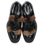 Prada Fur Tassel Loafers — view 4