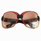 Saint Laurent Sunglasses Big Frame 541 YSL Cassandra Logo Brown Eyewear