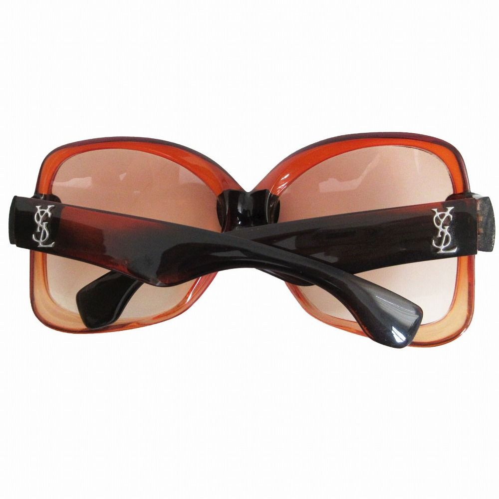 Saint Laurent Sunglasses Big Frame 541 YSL Cassandra Logo Brown Eyewear — view 2
